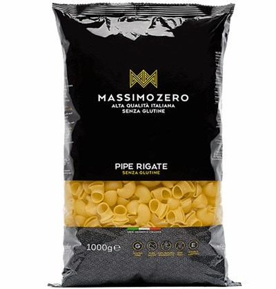 Massimo Zero Glutenfri Pipe rigate 1000 g